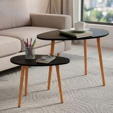 Living Room Table Sets - Black - View 2