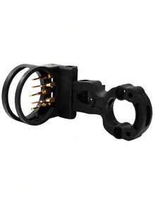 1PC Outdoor Hunting Archery Equipment 5-Pin Sight, Universal Sight For Recurve Bow, Compound Bow And More, Suitable For Hunting, Competition, Training, Improving Shooting Accuracy. Essential Accessory For Archery Practice, Can Be Given As A Gift. - 黑色 - 查看 4