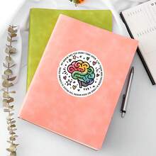 3Inches-1PC My Brain Has Too Many Tabs Open Funny Work Humor Sticker, Relatable Office Life Design For Laptops, Notebooks, Water Bottles, Cups, Journals, Lockers, Perfect Gift For Students, Teachers, Office Workers, Creatives, And Chaos Lovers - Multicolor - View 5