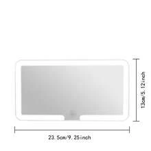 LED Detachable Car Makeup Mirror With Light - Convenient Passenger Side Interior Vanity Mirror, Suitable For Quick Touch-Ups, Compatible With Various Vehicles, Car Mirror Hanging Accessory - A - 查看 8
