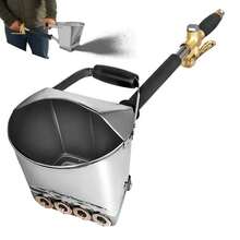 Concrete Mortar Spray Gun - Silver - View 2