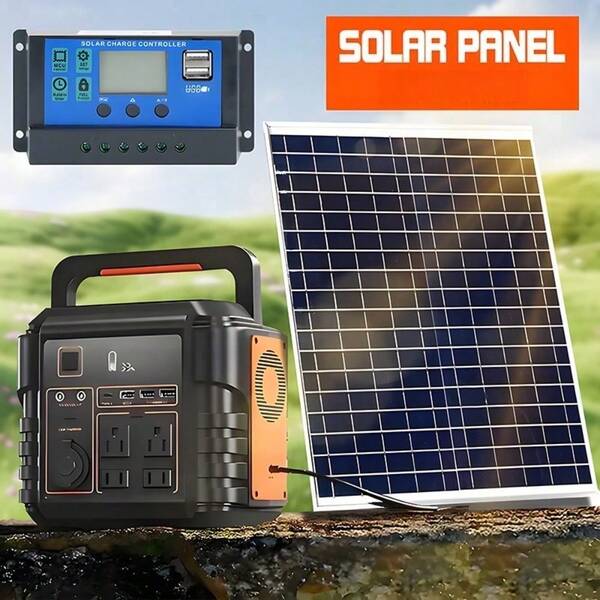 50W Home Solar Panel Kit, Optional Detachable Controller Set