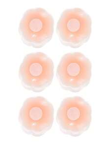2/6/12pcs Women's Nipple Covers, Reusable Invisible Self-Adhesive Silicone Nipple Covers With Travel Storage Box - Multicolor - View 17