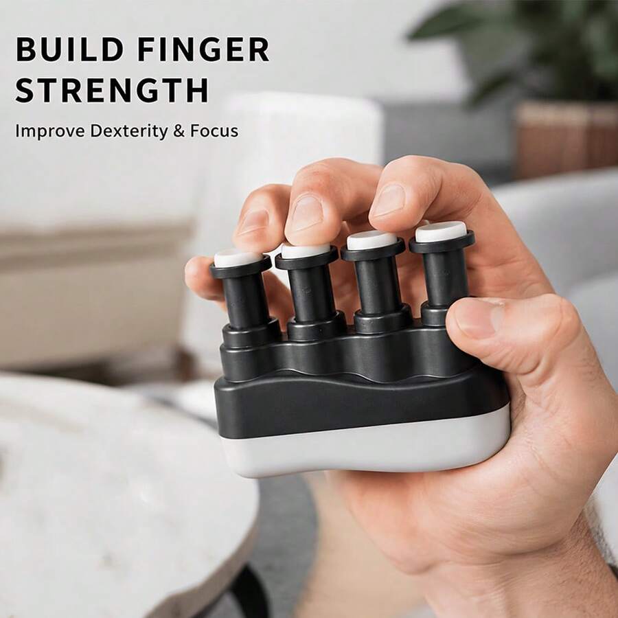 1pc Finger Strength & Grip Trainer, Suitable For Finger Strength Training, Flexibility Improvement And Enhancing Grip Strength & Finger Control, Ideal For Fitness Enthusiasts, Musicians And Gamers - Multicolor - View 1
