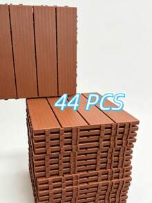 Interlocking Deck Tiles, Waterproof Plastic Patio Floor Tiles, Snap Together Outdoor Flooring, Easy DIY Install Balcony Garden Poolside Backyard Courtyard Flooring Tile, Weather Resistant Interlock Floor For Indoor Outdoor Use - C - View 7