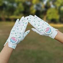 maxbase 1 Pair Women's Golf Gloves, Left And Right Hand Universal, Non-Slip, Breathable And Comfortable, Suitable For Sports And Cycling - A - View 9