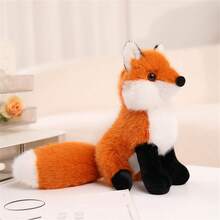 19cm/24cm Sitting Little Fox Plush Toy – Soft And Fluffy Stuffed Animal; Suitable For Room Decor, Children's Birthday Gifts, Back-To-School, Thanksgiving, Halloween, And Christmas. - Multicolor - View 8