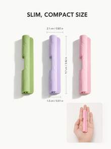 1pc Silicone Capacitive Stylus Pen Holder, Adhesive Backing No-Drill Stylus Pen Fixer, Tablet Touch Pen Anti-Loss Pen Rack, Suitable For Tablet/Phone Case/Laptop/Office Study Accessories, Multiple Colors Available - Multicolor - View 6