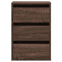 vidaXL Cassettiera, Mobile basso con 4 cassetti, Mobile per soggiorno, Mobile d'ingresso, Mobiletto, Rovere scuro 40x41x58 cm legno composito - Rovere scuro - Visualizzare 5