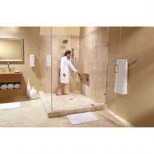 YB8824BN 90 Degree Modern 24-Inch Bathroom Single Towel Bar, Brushed Nickel Variant 1 - None - View 5