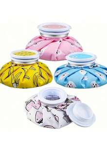 1/2 Cartoon Fabric Ice Pack Foldable Portable Cold And Hot Compress Ice Pack Physical Cooling Therapy Bag Water Injection Ice Pack - View 1