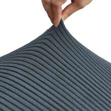 1pc Solid Color Poang Chair Cover, Jacquard Elastic Seat Cover, All-Season Universal Cushion Protector, Suitable For Home Bedroom - Chair Covers - View 4