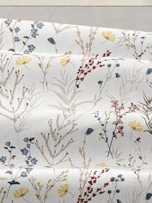 1pc Minimalist Colorful Floral Pattern Fitted Sheet, Mattress Protector, Mattress Cover, Soft & Breathable, -Twin, Full, Queen, King, Deep Pocket Design Up To 11.8 Inches. Back To School Dorm Essential. - White - View 6