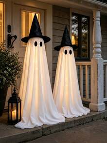 Halloween Glowing Ghost, Indoor/Outdoor Scary Ghost Decoration, Suitable For Porch, Home, Outdoor, Garden, Yard, Lawn, Party Decor - Ghost - View 2