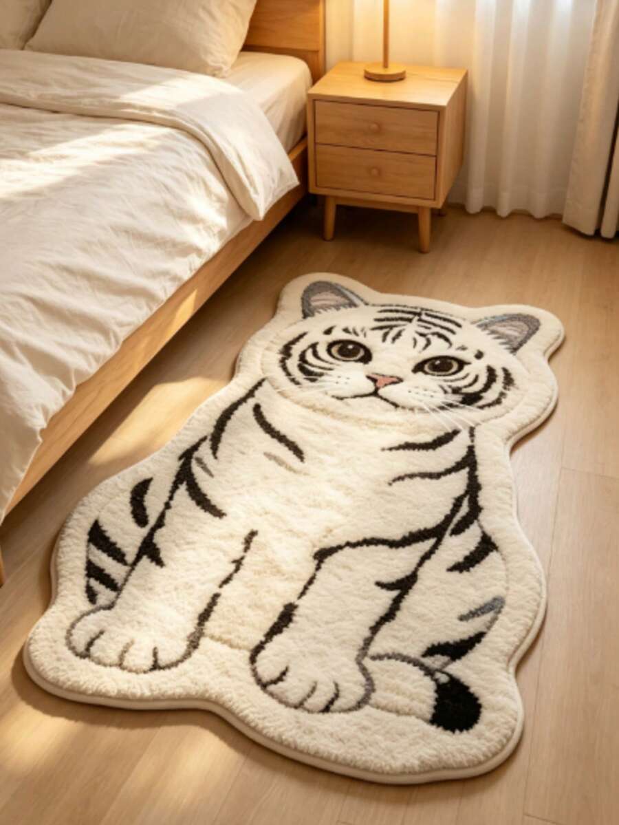 1pc Rollable Bath Mat, Bathroom Rug, Door Mat, Small Area Rug, Carpet, Floor Mat, Home Decor, Outdoor Mat, Bedroom Rug, Washable Carpet - Multicolor 10 - View 1