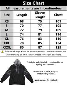 Men's Colorblock Letter Print Drawstring Hoodie Lightweight Spring/Autumn Slim Fit Sport Casual Sweatshirt - Black - View 3