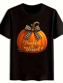Unisex Pure Cotton T-Shirt CamisetademanchildstampeddepumpkinmoneyelDaydeActiondeThank YoumoderndemangashortstylecasualT-Shirtbasicessentialmoneymanco - Black - View 5