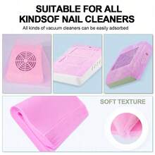 200/100/50pcs Nail Dust Collector Filter Paper, Nail Dust Collector Cleaning Paper Filter, Anti-Dust Replacement Filter Paper, Nail Machine Dust Removal Accessories - Multicolor - View 3