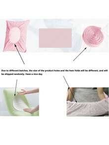Soft Disposable Travel Pillowcase, Stain-Resistant Fabric, Hand Washable, Suitable For Hotels, Business Trips, Outdoor Camping - Solid Color - Multicolor - View 6