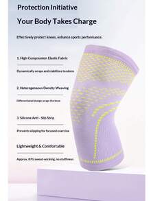 Sports Compression Knee Pads Patella Sleeve For Running, Hiking, Badminton, Meniscus Knee Support - Multicolor - View 5