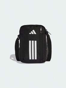 Adidas Men's And Women's Portable Crossbody Bag For Outdoor Cycling And Travel. Approximate Dimensions: 20.5*15*5CM - Black - View 1