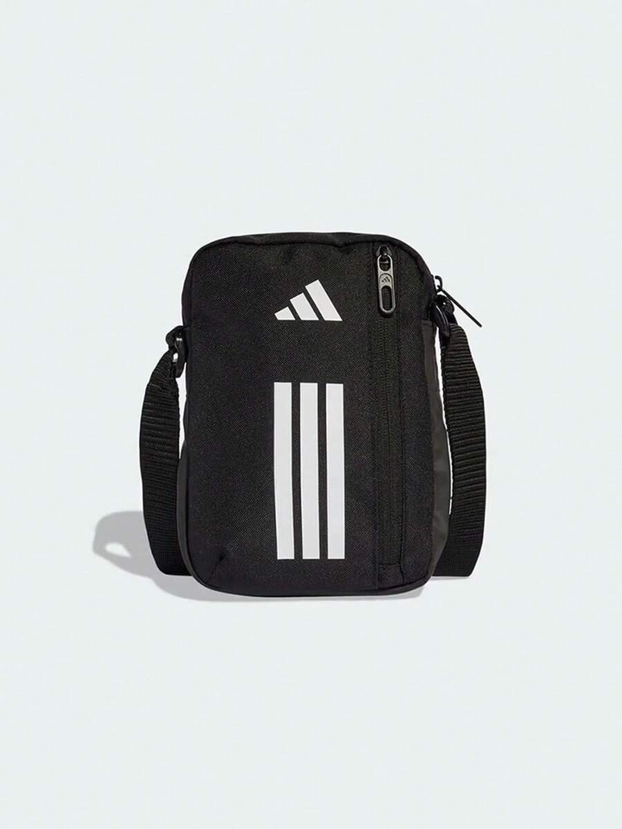 Adidas Men's And Women's Portable Crossbody Bag For Outdoor Cycling And Travel. Approximate Dimensions: 20.5*15*5CM - Black - View 1