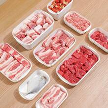 10pcs Reusable Food Storage Container Set, 5 Containers + 5 Lids, Fridge Storage Boxes, Freezer Food Containers With Lids, Stackable, Food Preservation Boxes, Meat Freezer Containers, Fruit Freshness Boxes, Bento Boxes - Multicolor - View 7