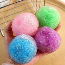 1pc Popular Textured Ball, Voice-Controlled Squeeze Grass Ball, Shapeable Stress Relief Toy - 彩色 - 查看 11