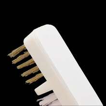 1PC Stainless Steel Nail Cleaning Brush, Nail Polishing Head Dust Brush, Dust Removal Brush - Multicolor - View 5