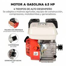 Motor A Gasolina 6.5hp 4 Tiempos 2.9lts Arranque Manual Motor de 4 Tiempos 12640 - A - Ver 4