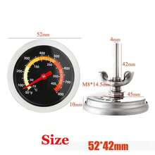 Termómetro multifuncional para cocina BBQ, medidor de temperatura para alimentos en horno de barbacoa al aire libre, tipo de sonda de 52 mm, rango de medición de temperatura 10.℃ -400℃ - 1 - Ver 2