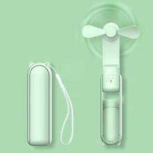 SULVGO 1200mAh 多功能折叠迷你风扇 - 可充电手持便携式空气冷却器，居家使用和旅行必备 - 彩色 - 查看 17