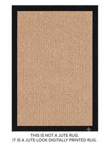 Chilai Home Boho Style Digital Printed Rug, Modern Patterned Rug For Living Room & Bedroom, Made In Turkey 80x200 Cm, 80x300 Cm, 100x200 Cm, 120x180 Cm - Black - View 2