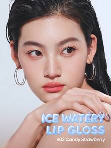 JUDYDOLL 水感唇釉 2.4g 冰鐵水光唇蜜 鏡面唇釉 豐色護唇 不黏膩 適合自用、送禮、新手、海灘、旅行、假日、約會、學校、工作 - #02 冰糖草莓 - 查看 6