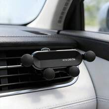 Gravity Car Air Vent Phone Holder, Gravity Car Phone Mount, Auto-Clamping Car Phone Holder, Hands-Free One-Hand Operation Phone Mount, Compact Stable Secure Clip, Compatible With IPhone And Android, Car Accessories - B - View 4