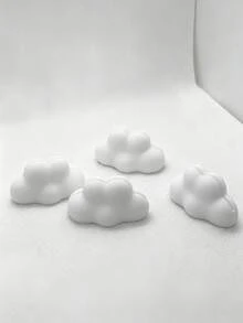 4件/2件/1件可愛雲朵造型照片夾，雲朵造型照片展示架，迷你卡片夾，適用於桌面裝飾、臥室、浴室、辦公室，可夾小卡片、便條，居家辦公、婚禮等多種場景，也可作為桌面裝飾小擺件、房間裝飾、宿舍裝飾、臥室裝飾、辦公室裝飾、照片夾、照片卡夾 - 小巧款 - 查看 8