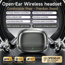 2026 New Fashion Butterfly Ear Clips Pink Clip-On Bluetooth 6.0 Earphones Open-Ear Wireless Women's Headphones Non-In-Ear Ear Clip Headphones Fashion Luxury Electroplated HiFi Heavy Bass Long Battery Life Compatible With Iphone Halloween Gift - View 14