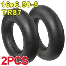 2x Inner Tube 16x6.5-8 Innertube 16x6.50-8 Garden Ride On Lawn Mower TR87 Valve - 2Pcs - View 1