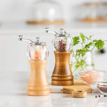 Solid Wood Manual Pepper Grinder For Sea Salt And Spices - Style AAA39 - View 2