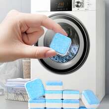 Washing Machine Cleaning Tablets - Foaming Deep Cleaning & Deodorizing Tablets, Suitable For Household Washing Machines - White 1pc - View 4