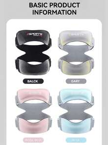 1pc Adjustable Double Strap Patella Knee Support For Football, Badminton, Basketball, Running And Sports - Multicolor - View 10