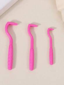 3pcs Pet Tick Removal Tool Set, Flea Removal Hook, Dog & Cat Grooming Tools - Multicolor - View 9