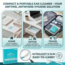 Introducing A Brand New Reusable Adhesive Cotton Swab, Specifically Designed For Earwax Removal. Each Box Contains 24 Pieces, Offering Two Size Options: A Small Size Suitable For Children And Women, And A Large Size Designed For Adult Men. This Professional-Grade Tool Features A Built-In Adhesive Tip, Making The Cleaning Process Easy And Convenient, An Ideal Choice For Home Earwax Removal. - Multicolor - View 10