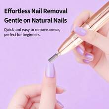 20,000 RPM Rechargeable Electric Nail File, With 11 Filing Heads And 20 Filing Strips, Wireless Design, High-Speed Tool Suitable For Salon And Home Use, Great Gift For Women, Battery Capacity 1600mAh - Multicolor - View 8