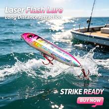 1/3pcs Lure Bait, Floating Pencil Lure Long Cast Freshwater Bass, Perch, Tuna Artificial Fish Bait Lure Set - Multicolor - View 3