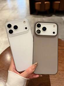 [2 cái] 1 đen & 1 trong suốt ốp lưng điện thoại siêu mỏng mềm mờ tương thích với iPhone 17 Pro Max/17 Pro/17/16 Pro Max/16/16 Pro/16 Plus/15/15 Pro Max/15 Pro/15 Plus/11/12/13/14 Pro Max/12 Pro/12 Pro Max/13 Pro/13 Pro Max/14 Pro/14 Pro Max/14 Plus - [Một màu đen, một màu trong suốt] Hộp đựng siêu mỏng - Xem 2