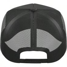 This Actually Is Bull Rider Cowboy Cowgirl Trucker Hat With Adjustable Mesh Back - One Size + Black - View 4