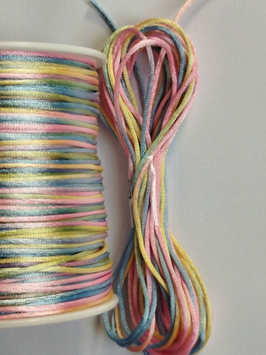 Silk Thread Satin Cord 2mm - 5 Meters Various Colors - 多色1170 - 查看 1