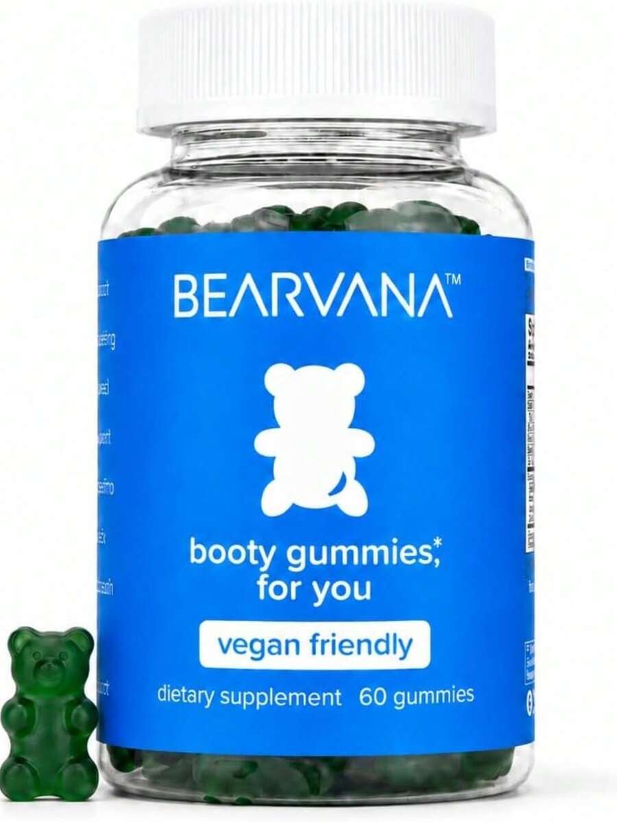 BEARVANA Peach Support Women's Multivitamin Gummies - Includes Herbal Extracts & Essential Vitamins - Berry Flavor - 60 Gummies - 桃子支持 - 查看 1