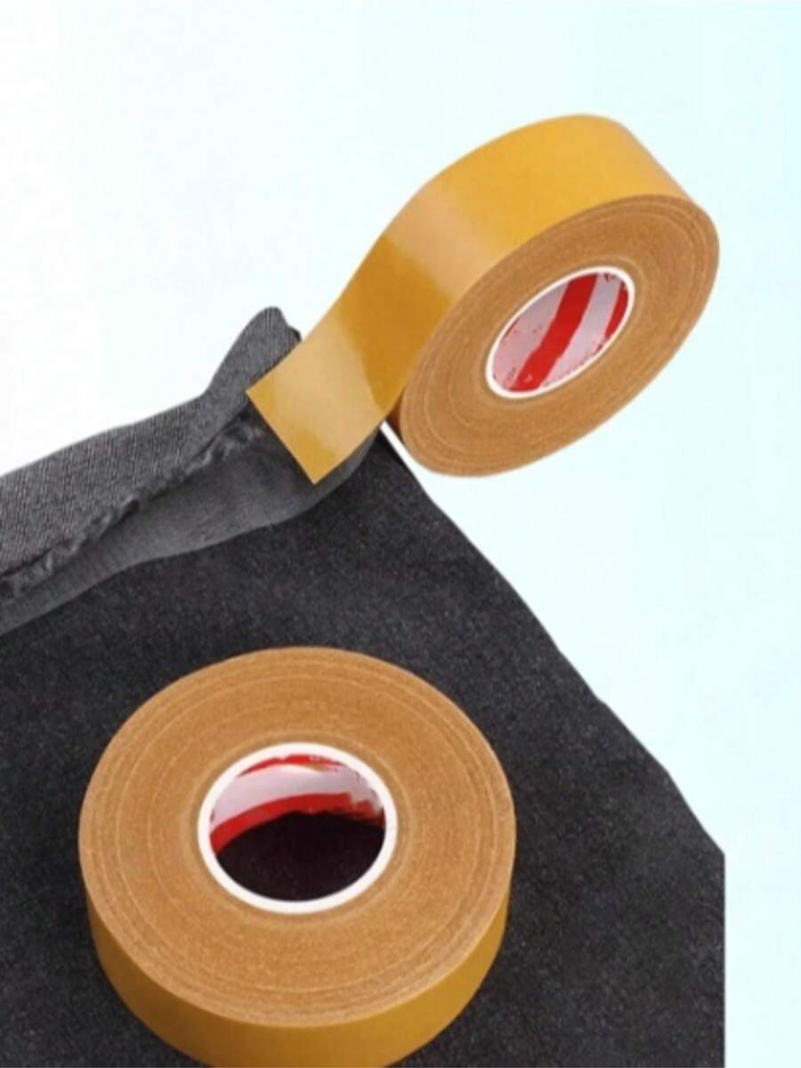 1pc 10M Invisible Hem Tape, Pant Leg Shortening Adhesive Patch, Prevent Dragging, No-Sew Hidden Closure Tape, Anti-Dragging Hem Patch For Jeans, Pants, Curtains, 3pcs - Standard - View 1